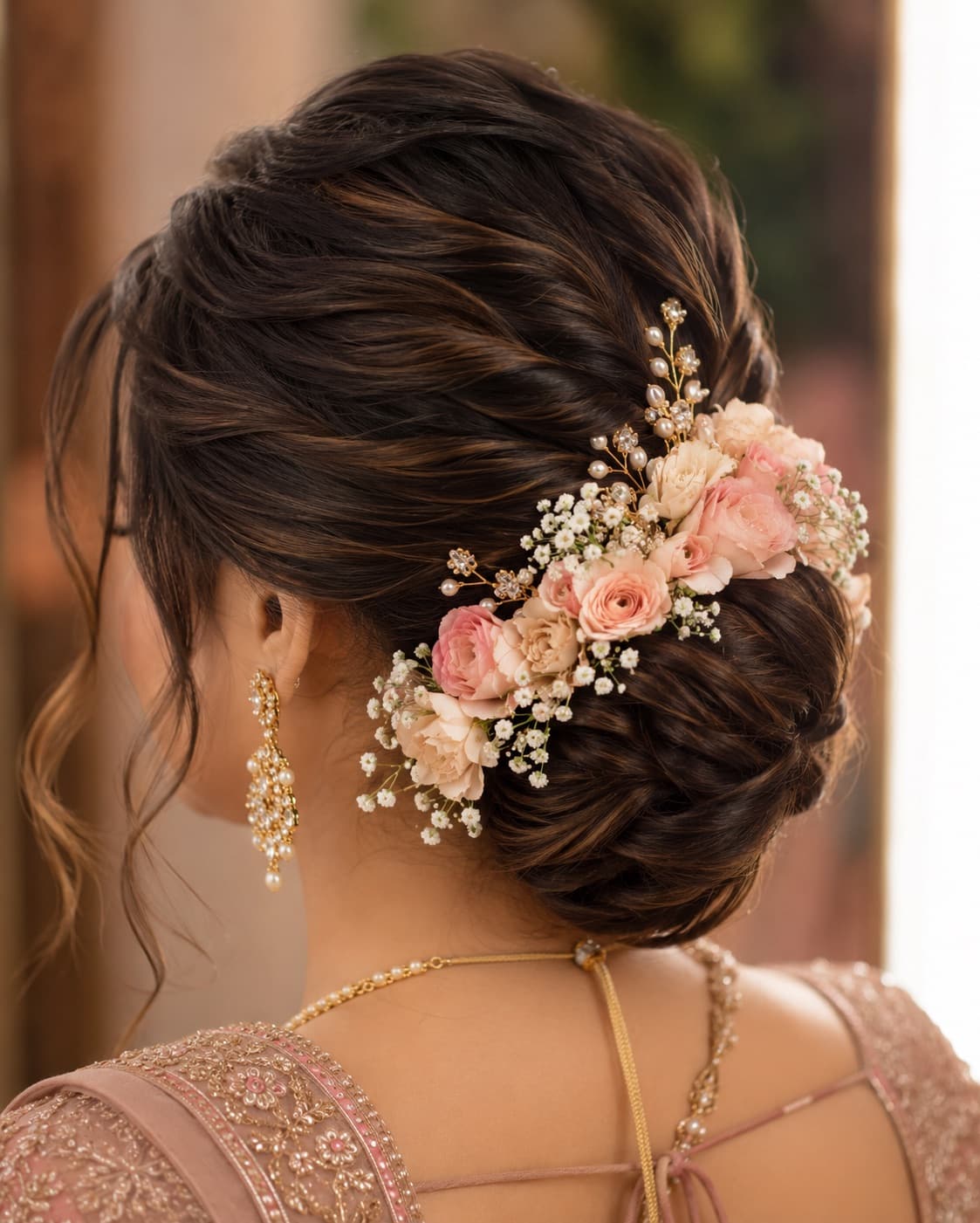 Floral Bun Styling portfolio image